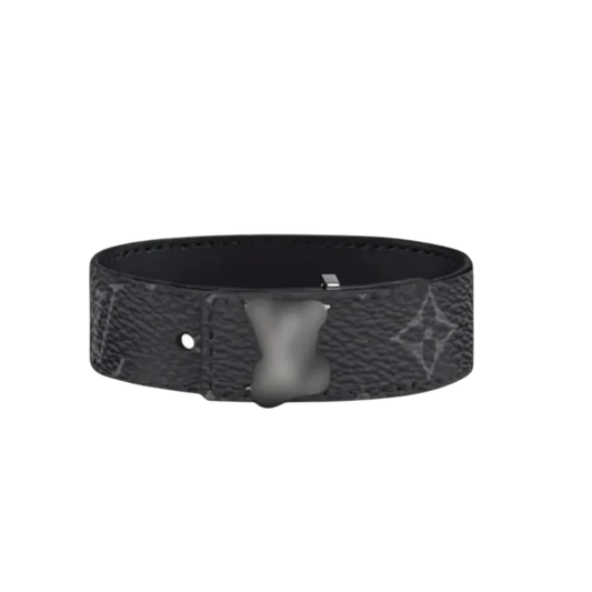 Louis Vuitton Monogram Eclipse Leather Bracelet
